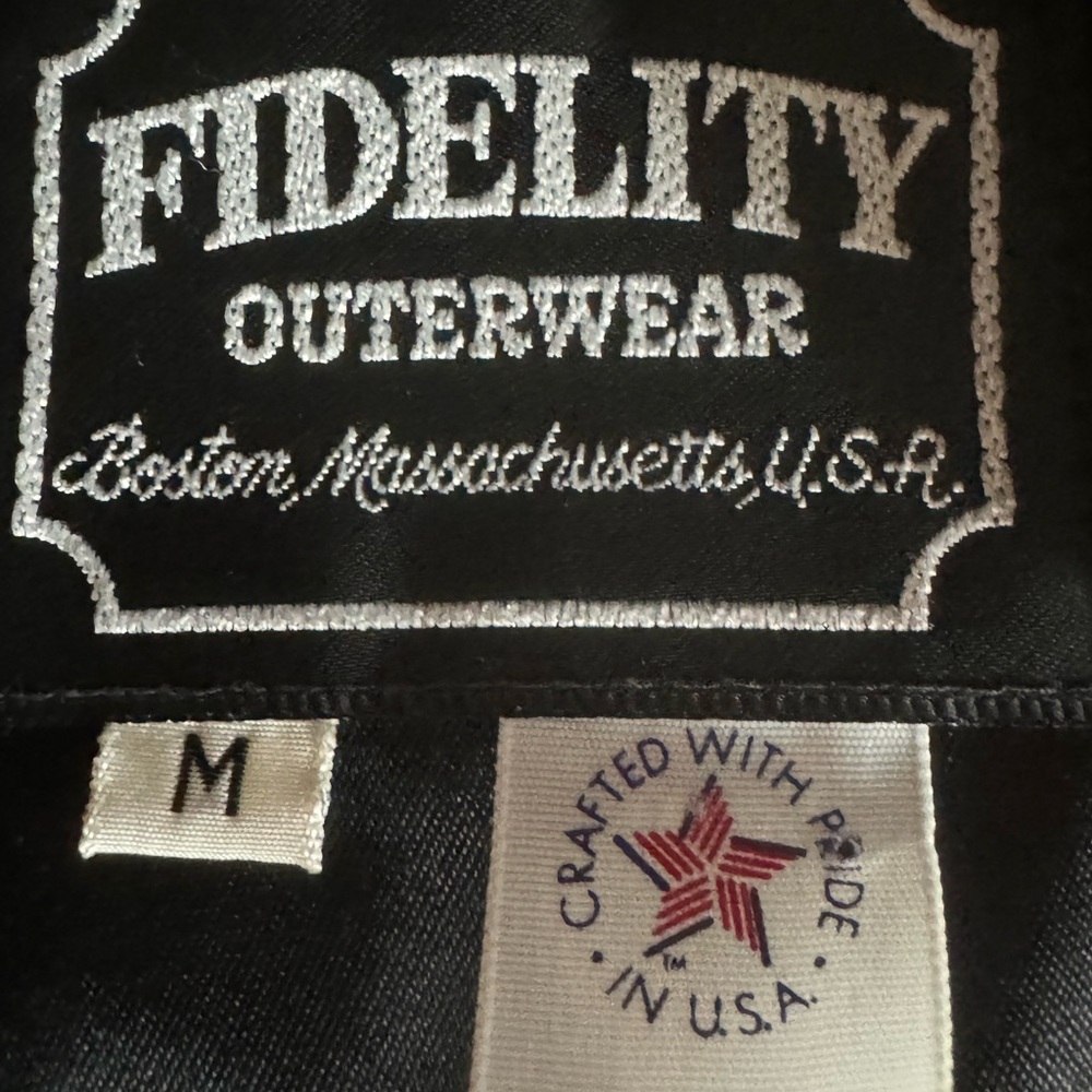 Fidelity Outerwear Jacket Size M - image 6
